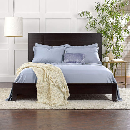 Pure Bamboo Full Bed Sheet Set - Luxuriously Soft & Cooling 100% Organic Viscose | Sterling Blue, 2-Year Quality Promise