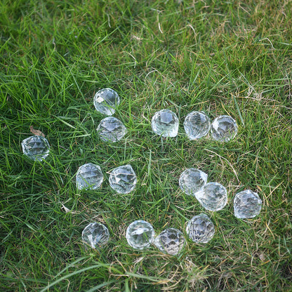 MerryNine Crystal Sun Catcher, 20pcs 0.8"/20mm Crystal Suncatcher Prism for Windows Hanging, Prisms Beads Ball Pendants Rainbow Maker for Fengshui, Home Room Decor, Indoor Windows