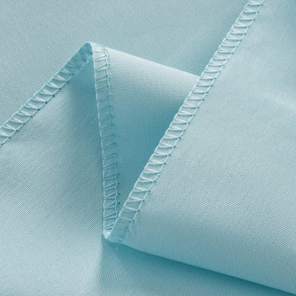 ZarzaaSik 6-Pack Round 90-inch Dusty Blue Table Cloths, Solid Stain and Wrinkle Resistant Circular Tablecloth, Premium Plain Weave Polyester Fabric Table Linen Covers for Hotel, Banquet