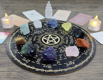 MAIBAOTA Natural Chakra Crystals Bulk Raw Healing Crystal Stones 1" Raw Rough Gemstones Rocks for Tumbling Polishing Cutting Reiki Witch Quartz Crystals
