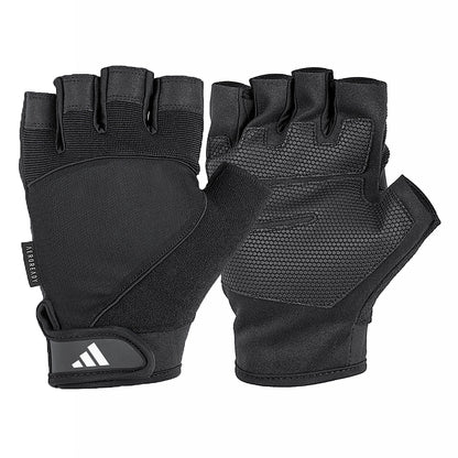 adidas Aeroready Performance Weightlifting Gloves, Fingerless Workout Gloves