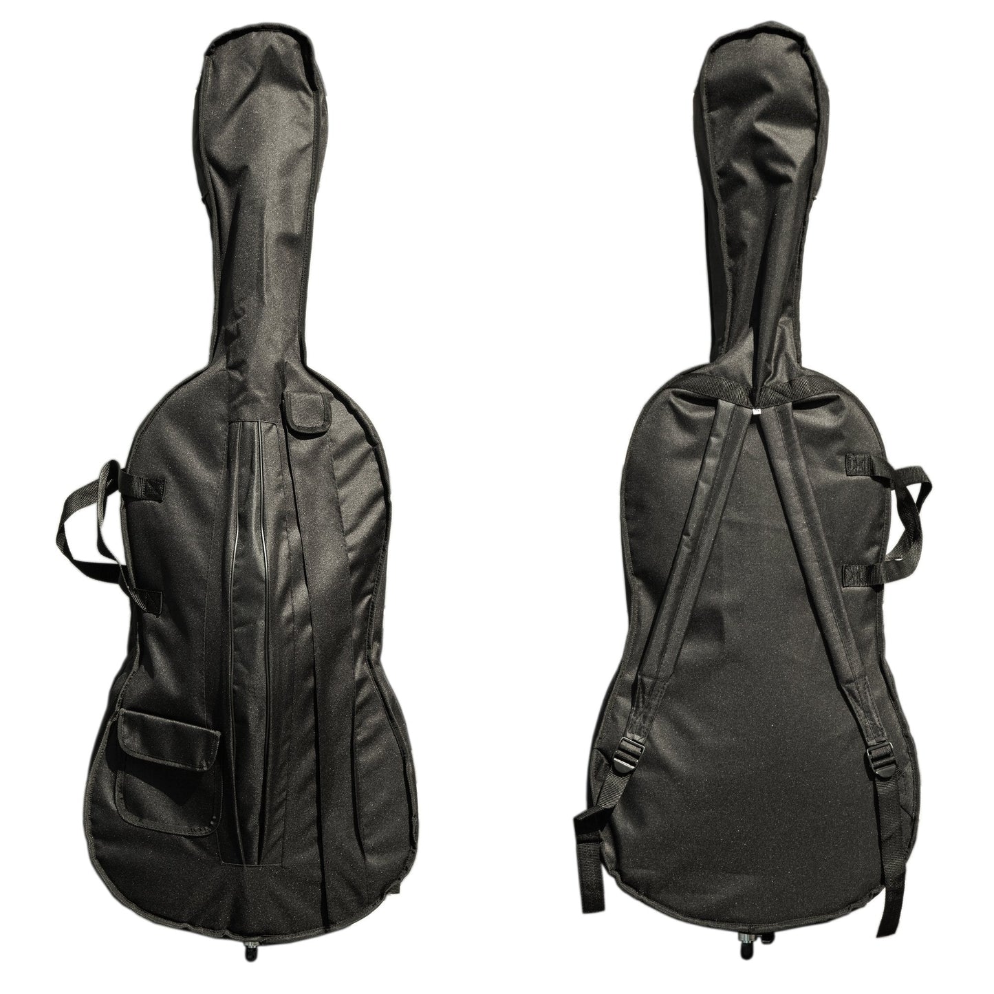 Paititi CE4009SE AVANT-GARDE Ebony Fitted Solid Wood Acoustic Cello with Soft Case, Brazilwood Bow, Rosin and Stopper (3/4)