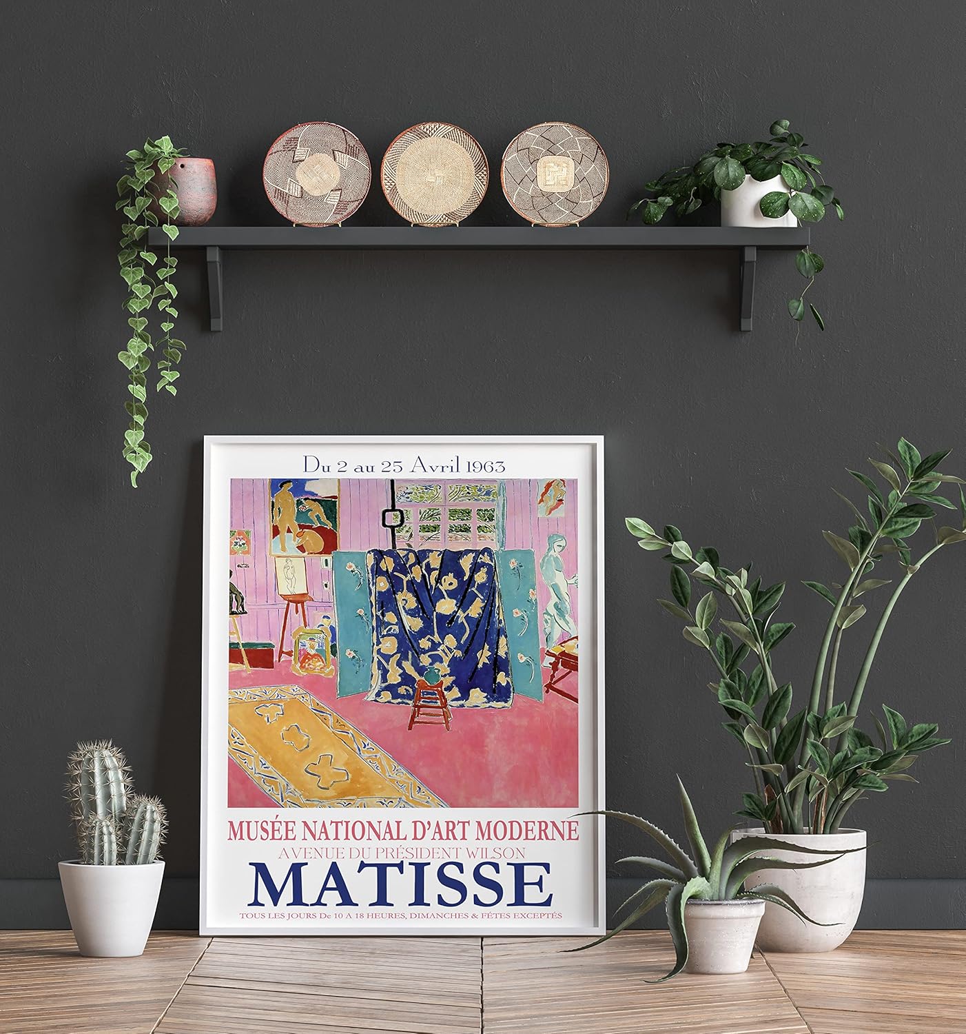 Wallbuddy Matisse Wall Art Exhibition, Aesthetic Room Decor Poster & Prints, Minimalist Wall Art for Home