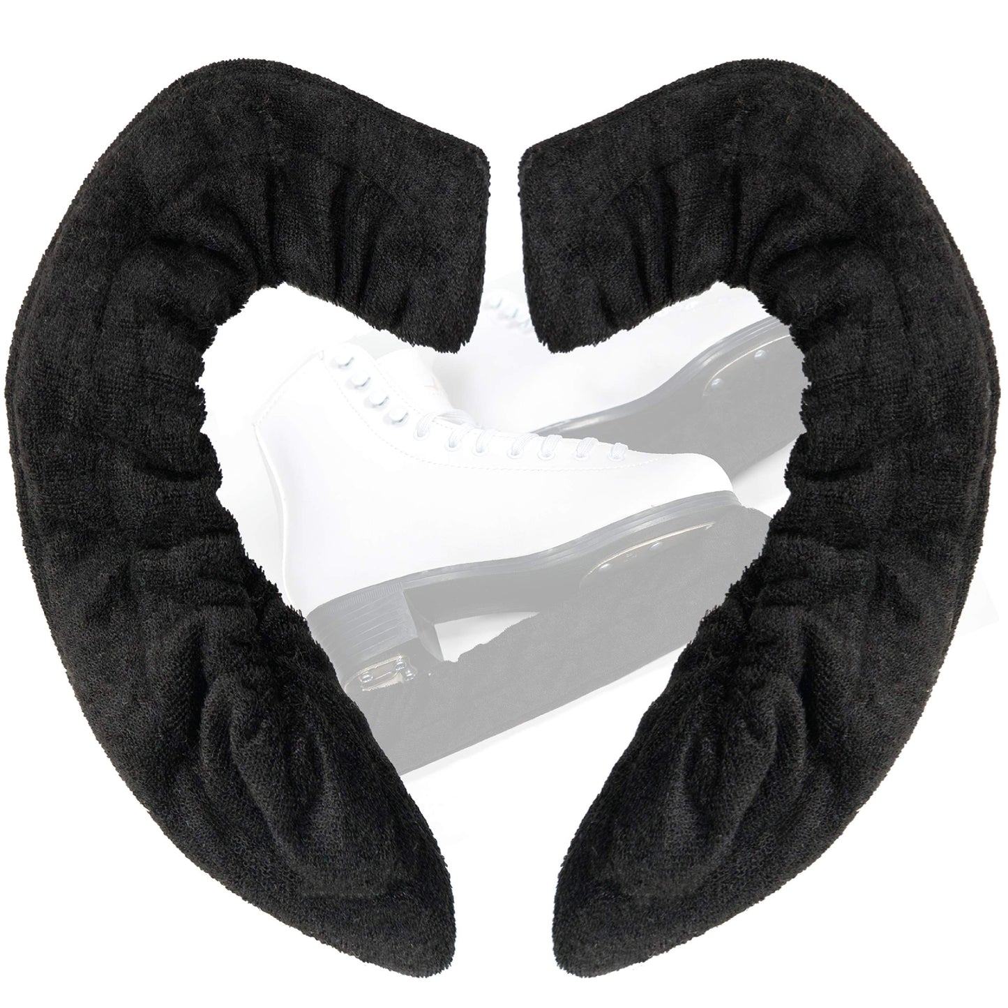 Athletico Ice Skate Blade Covers - Guards for Hockey Skates, Figure Skates, and Ice Skates - Skating Soakers Cover Blades from Youth to Adult Size - Men, Women, & Kids (Medium, Black)