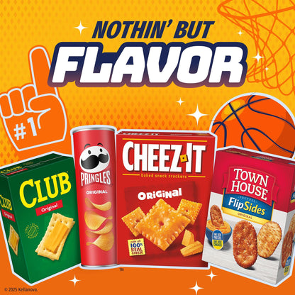 Pringles Potato Crisps Chips, Lunch Snacks, Office and Kids Snacks, Snack Packs, Variety Pack, 12.9oz Box (18 Cups)