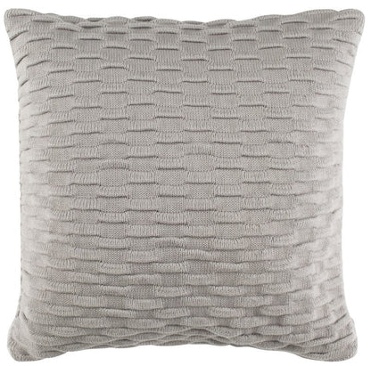 SAFAVIEH Home Noela Light Grey Knit 20-inch Decorative Pillow Pillow