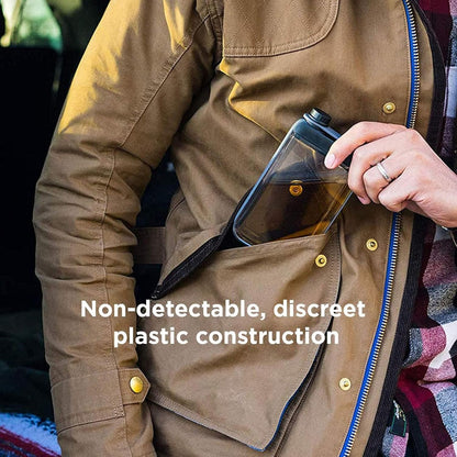 Houdini Leak-Free Discreet Flask, Black, 7.25 Ounces