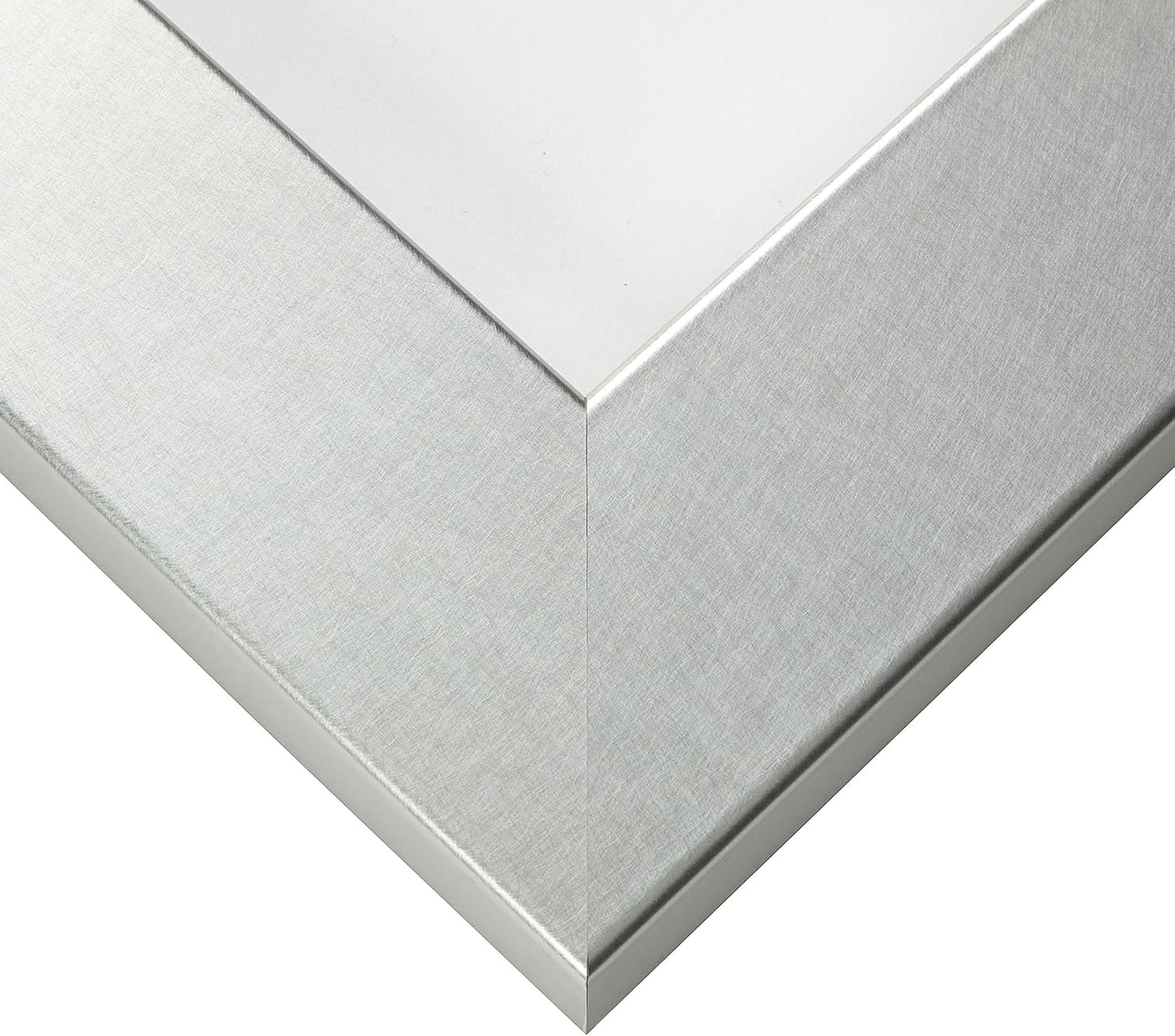 Craig Frames Bauhaus 200 Picture Frame, 10 x 12 Inch, Brushed Silver