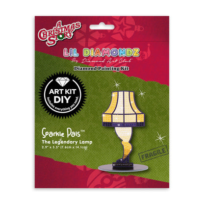DIAMOND ART CLUB Sparkle Pals – The Legendary Lamp, Diamond Painting Kit, Fun DIY Crafts for Adults, Diamond Art Craft for Beginners, 2.9" x 5.5"