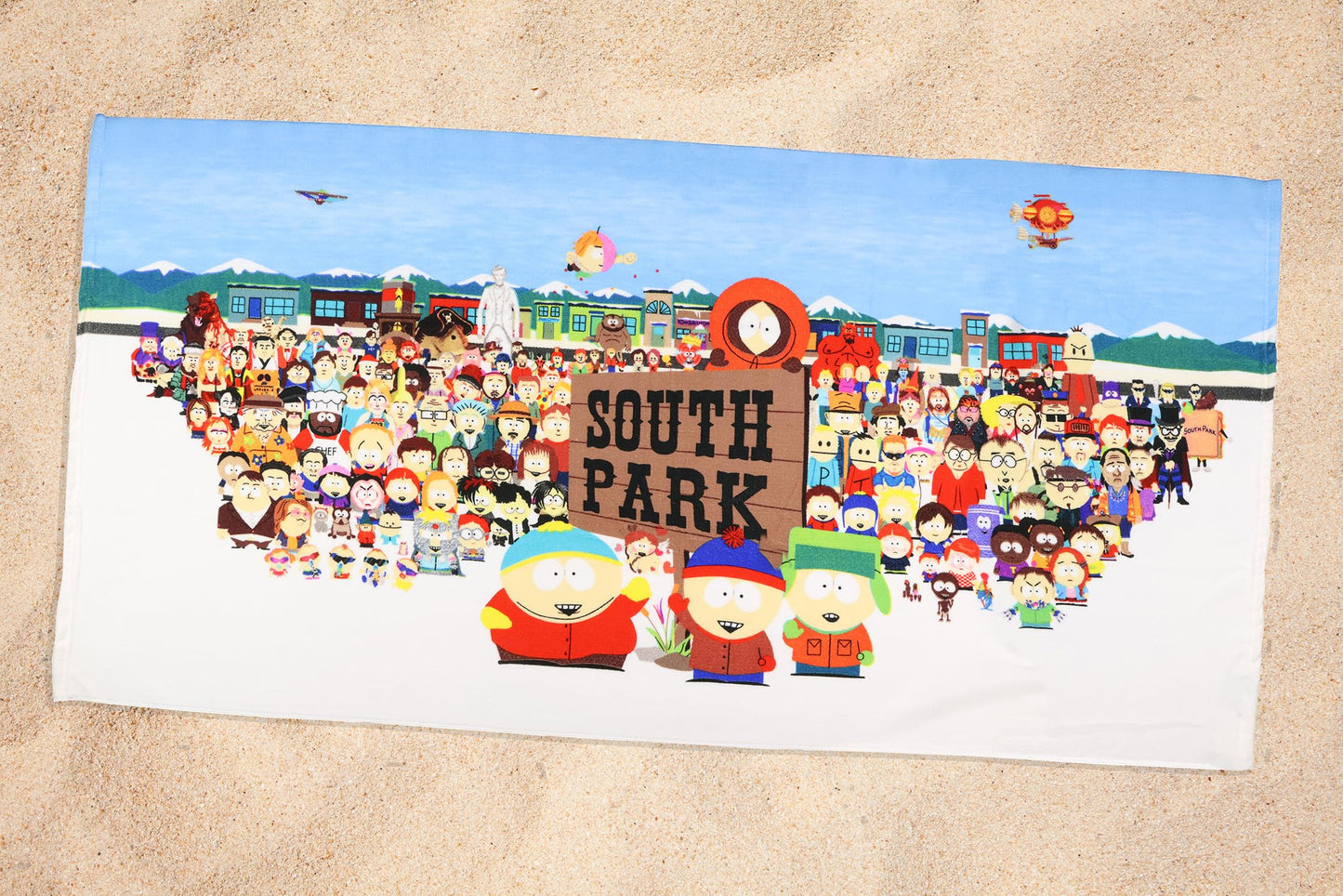 Northwest South Park Beach Towel Eric Stan Kyle Kenny Characters 30"x60"