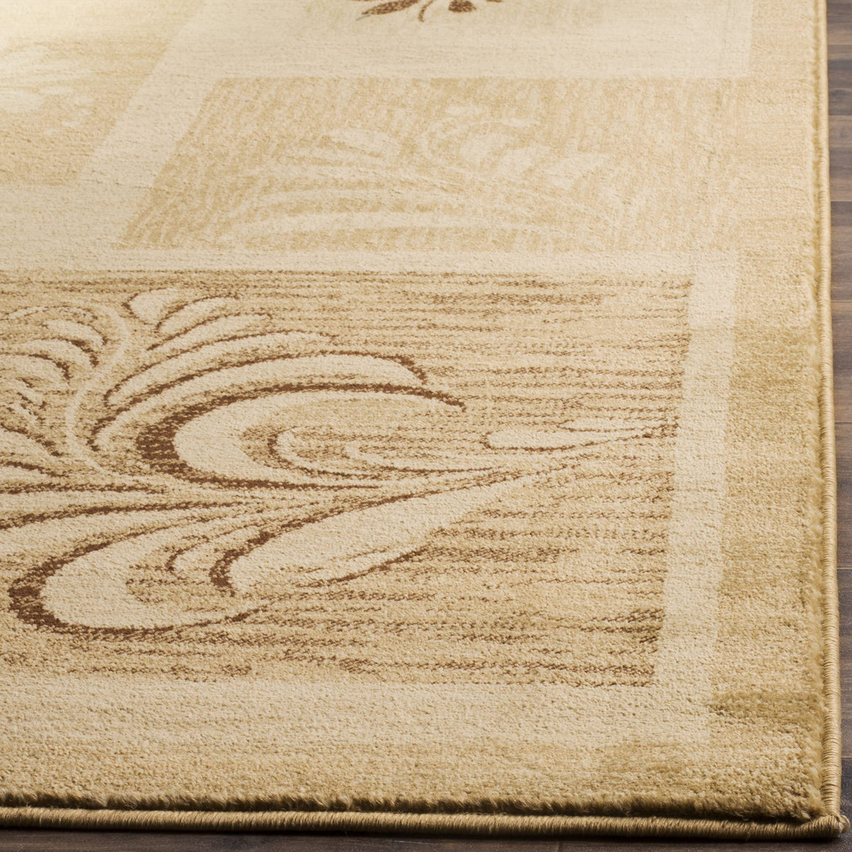 SAFAVIEH Lyndhurst Collection Area Rug - 8' x 11', Ivory & Multi, Floral Design, Non-Shedding & Easy Care, Ideal for High Traffic Areas in Living Room, Bedroom (LNH554-1291)