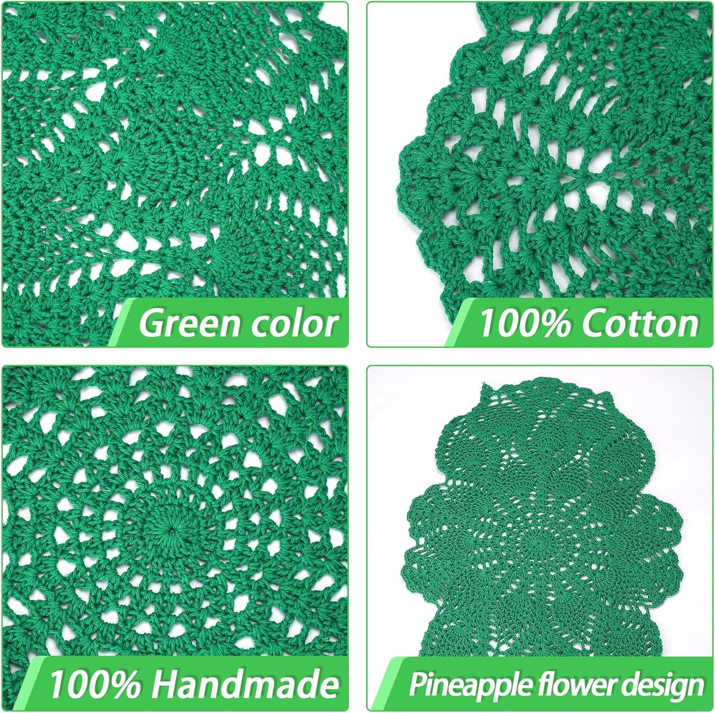 23 12 Inch One Piece x Oval Doilies Crochet for Dressers and End Tables Crafts Disposable Small Valentines Doilies