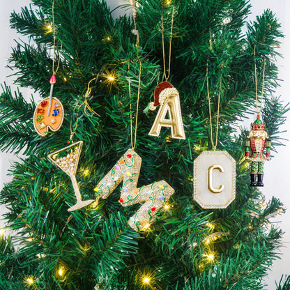 COXTNBIO Christmas Artist Ornaments, Christmas Tree Decorations, Artist Drawing Palette Ornament, Hanging Keepsake Gifts for Sisters Mom Grandma Women
