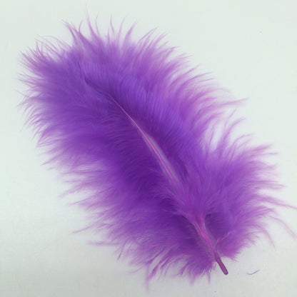 PEPPERLONELY 100PC Marabou Turkey Feathers, 2-1/2~5 Inch