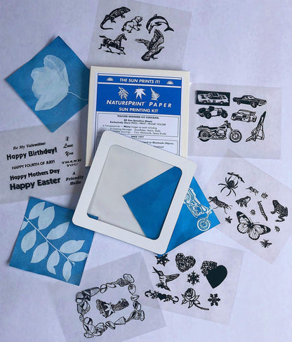 Nature Print Paper Sun Printing Kit
