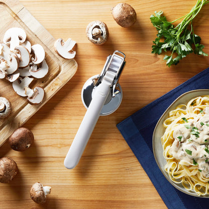 Chef'n FreshForce Hand-Held Slicer, Slices Mushrooms, Strawberries, Kiwis and More, Taupe