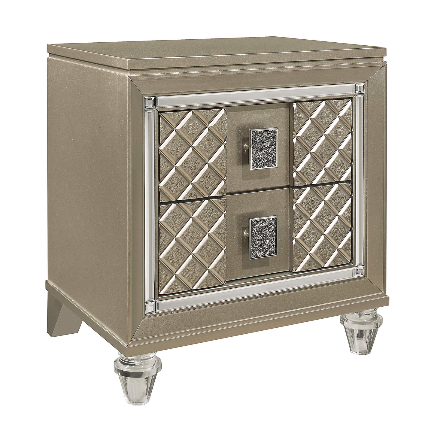 Lexicon Bijou Nightstand, Champagne