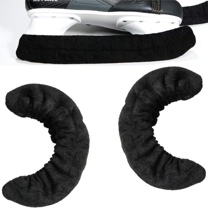 Athletico Ice Skate Blade Covers - Guards for Hockey Skates, Figure Skates, and Ice Skates - Skating Soakers Cover Blades from Youth to Adult Size - Men, Women, & Kids (Medium, Black)