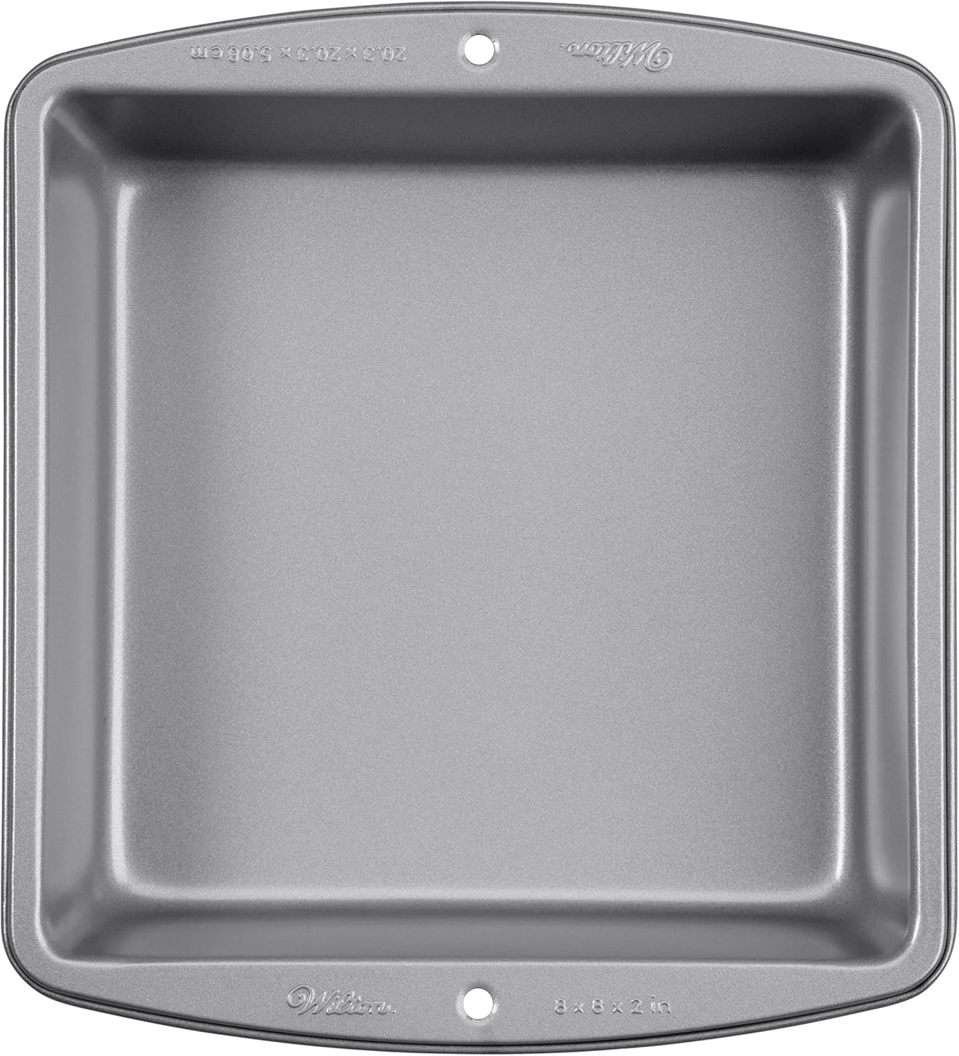 Wilton Recipe Right 8-Inch Non-Stick Square Cake Pans, Multipack of 2