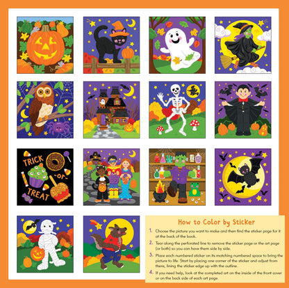 My First Color-By-Sticker Book - Halloween