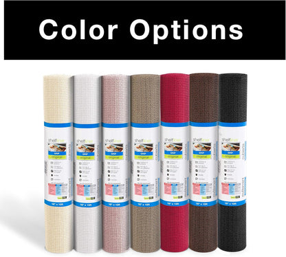 Smart Design Original Grip Shelf Liner - 18 Inch x 15 Feet, Non Adhesive, Easy Clean, Non Slip Rubber Mat, Very Berry