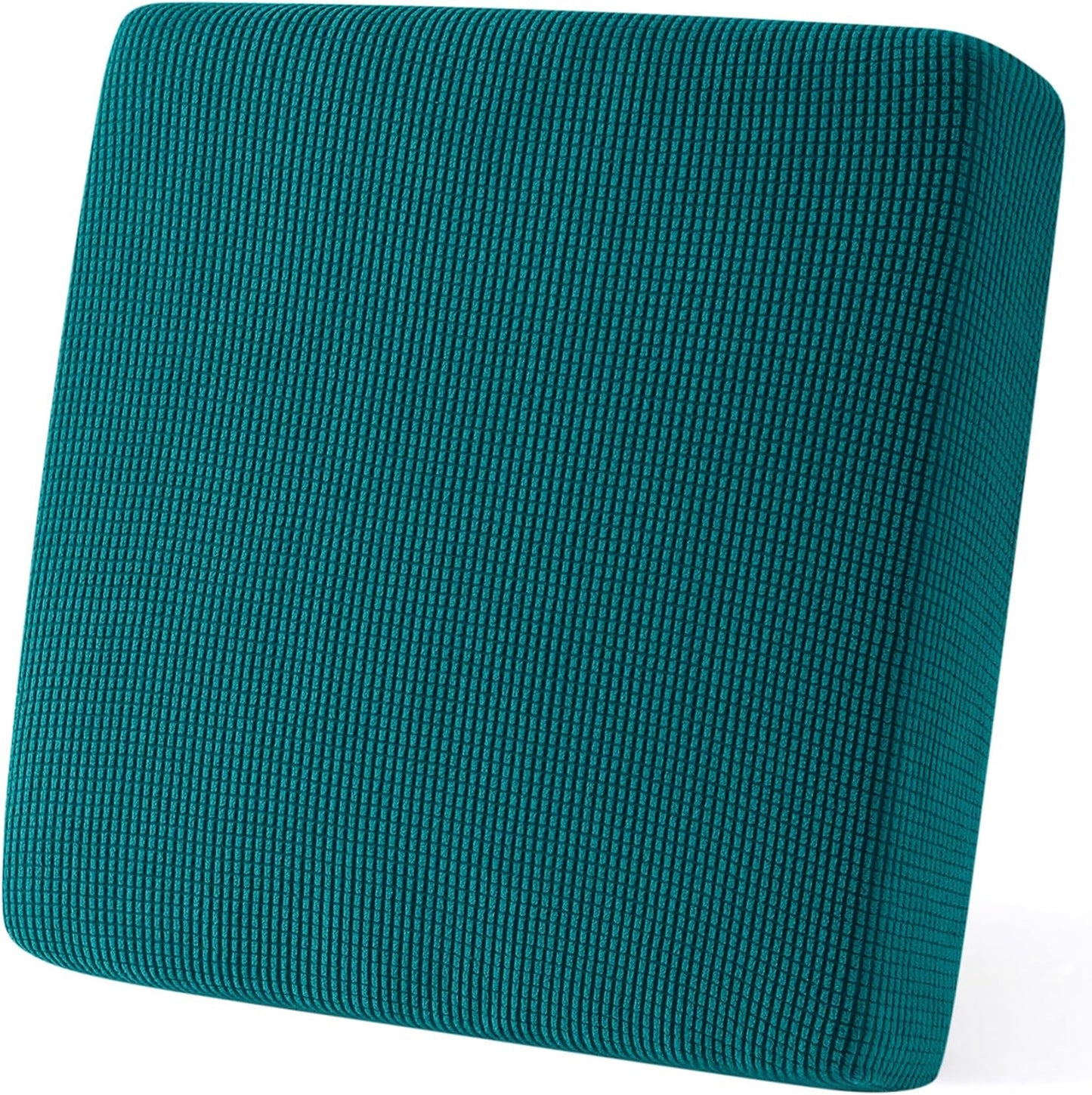 SUBRTEX Couch Slipcover | RV Seater Slip Loveseat Stretch Durable Sofa Cushion Cover for Livingroom, Small, Blue