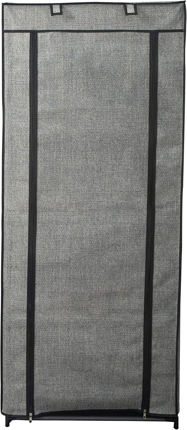 8 Closet 24 Simplify Tier Shoe Storage Organizer Rack with Cover, Free Standing, Holds Pairs, Good for Sneakers, Flats
