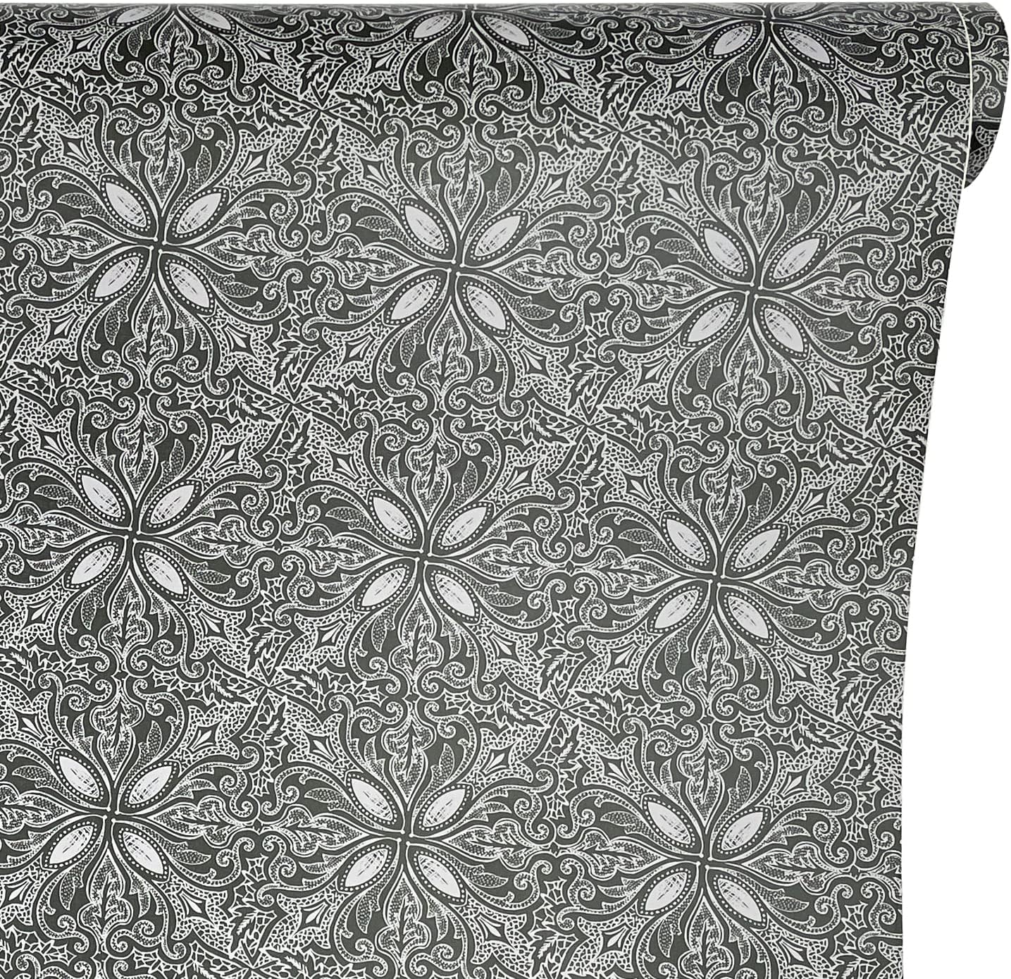 Yifely Vintage Petal Countertop Covering Paper, Self-Adhesive Shelf Liner, 17.7 Inch by 9.8 Feet