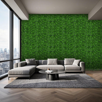 Yangrass Grass Wall Panels, 40"x120" (33.33 sqft) Artificial Boxwood Hedge Roll Privacy Screen, Green Wall Decor with UV Protection, Greenery Backdrop for Garden Indoor Outdoor Decor