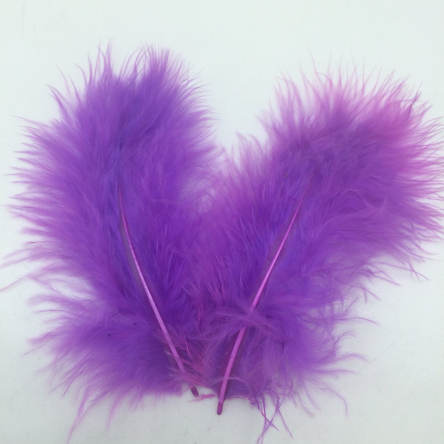PEPPERLONELY 100PC Marabou Turkey Feathers, 2-1/2~5 Inch