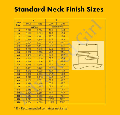 100 PCS Pressure Sensitive Torque Activated Seals Cap Liners - 50mm (1.97") for Glass & Plastic Bottles