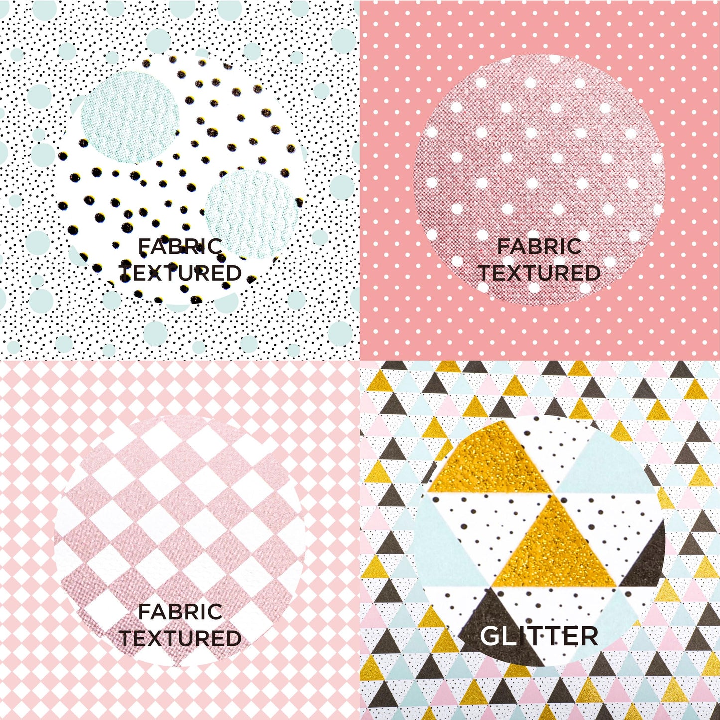 Desecraft 48 sheets 12x12 Scrapbooking Cardstock Decorative Paper Pack - Pink Collection - for Card Making Journaling Planner Origami Scrapbook Paper Scrapbook Materials Supplies