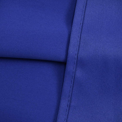 Royal Blue Valances for Bedroom Solid Blackout Thermal Insulated Cobalt Blue Valances for Windows, 1 Panel 42W X18 L