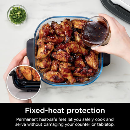 Ninja 4-QT CleanCrisp™ Glassware Container - Microwave & Dishwasher Safe, PFAS Free
