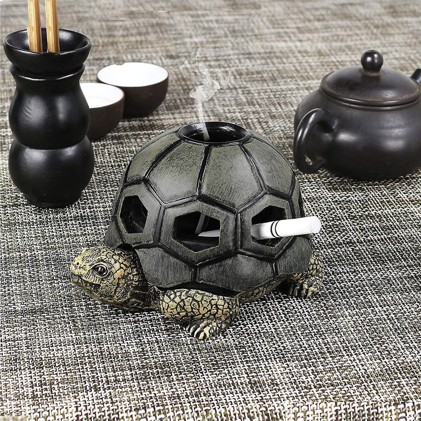 Monsiter QE Turtle Ashtrays - Cute Ash Tray for Home and Outdoor Use