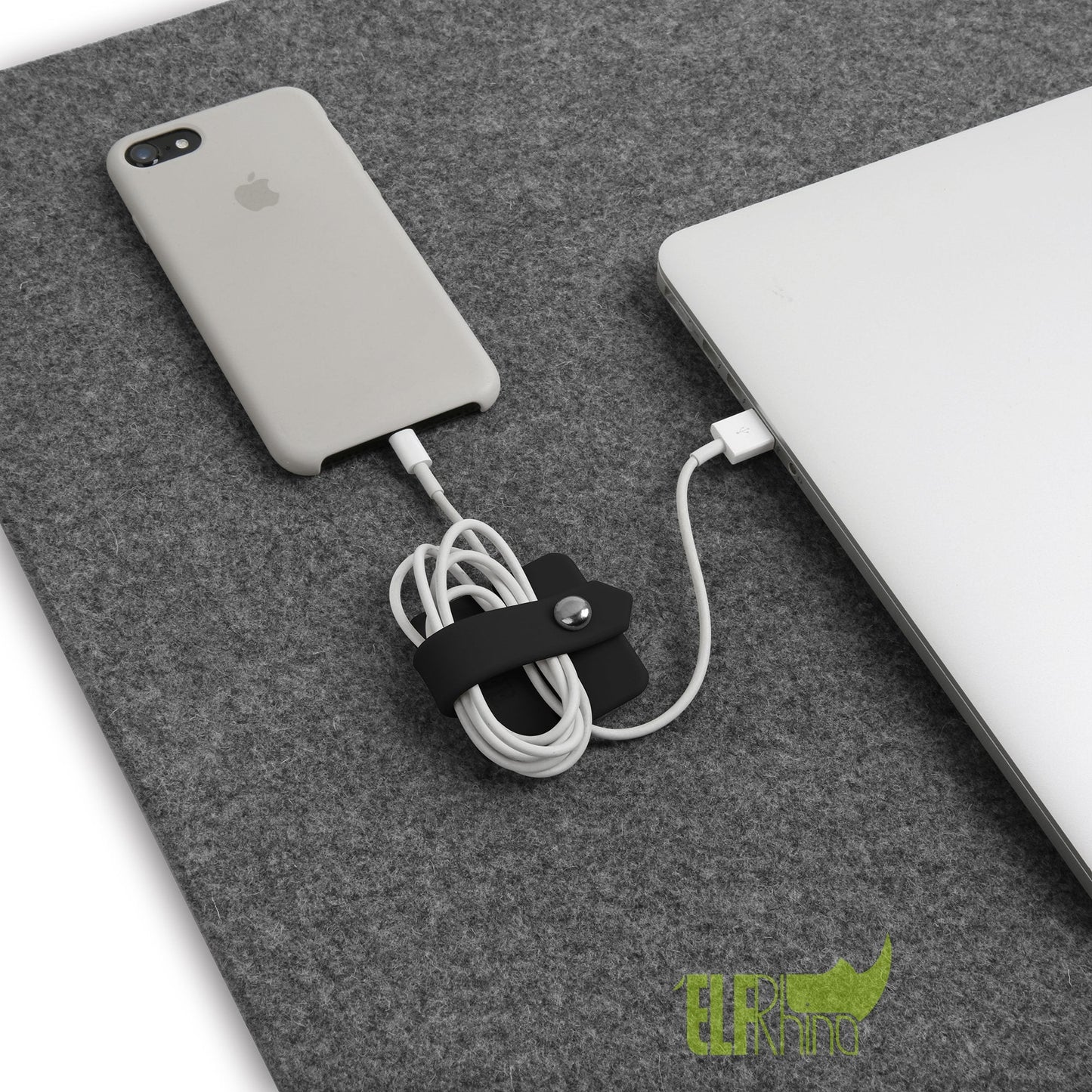 ELFRhino Cord Organizer Earbuds Holder Earphone Wrap Earphones Organizer Headset Headphone Earphone Wrap Winder Cord Manager Cable Winder Set of 2
