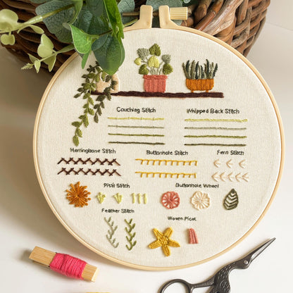 Myfilicity Embroidery Beginners Stitch Practice kit, 3 Embroidery Starter Kits, Learn 30 Different Stitching Techniques for Craft Enthusiasts to Hand-Stitch Fabric and Learn Embroidery Skills…