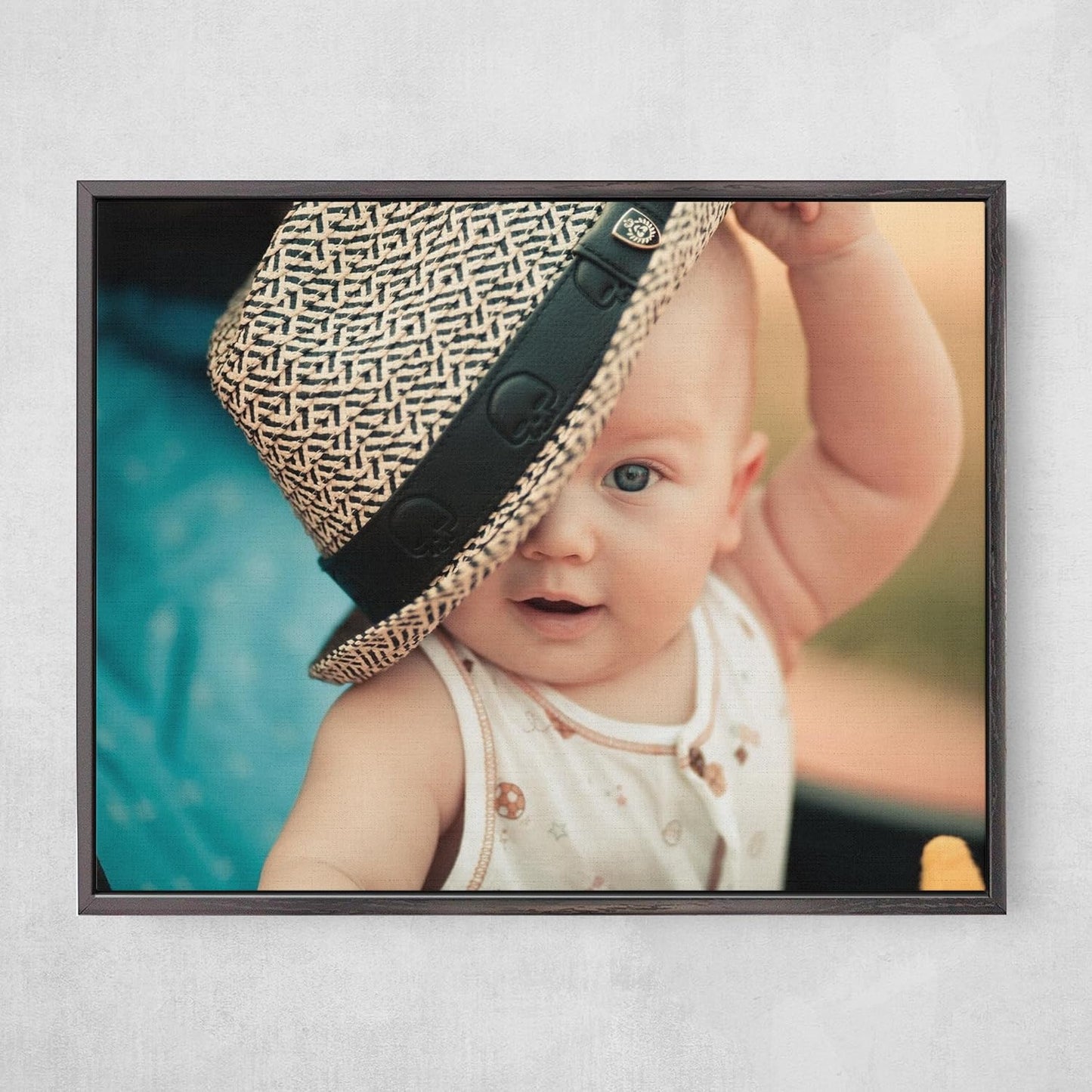 P&L ART. Personalized Custom Canvas Prints: Photo On Canvas Transform Your Photos into Stunning Framed Wall Art Digitally Printed Photo To Canvas Ideal for Home Decor Gifts Keepsakes Black 20X30