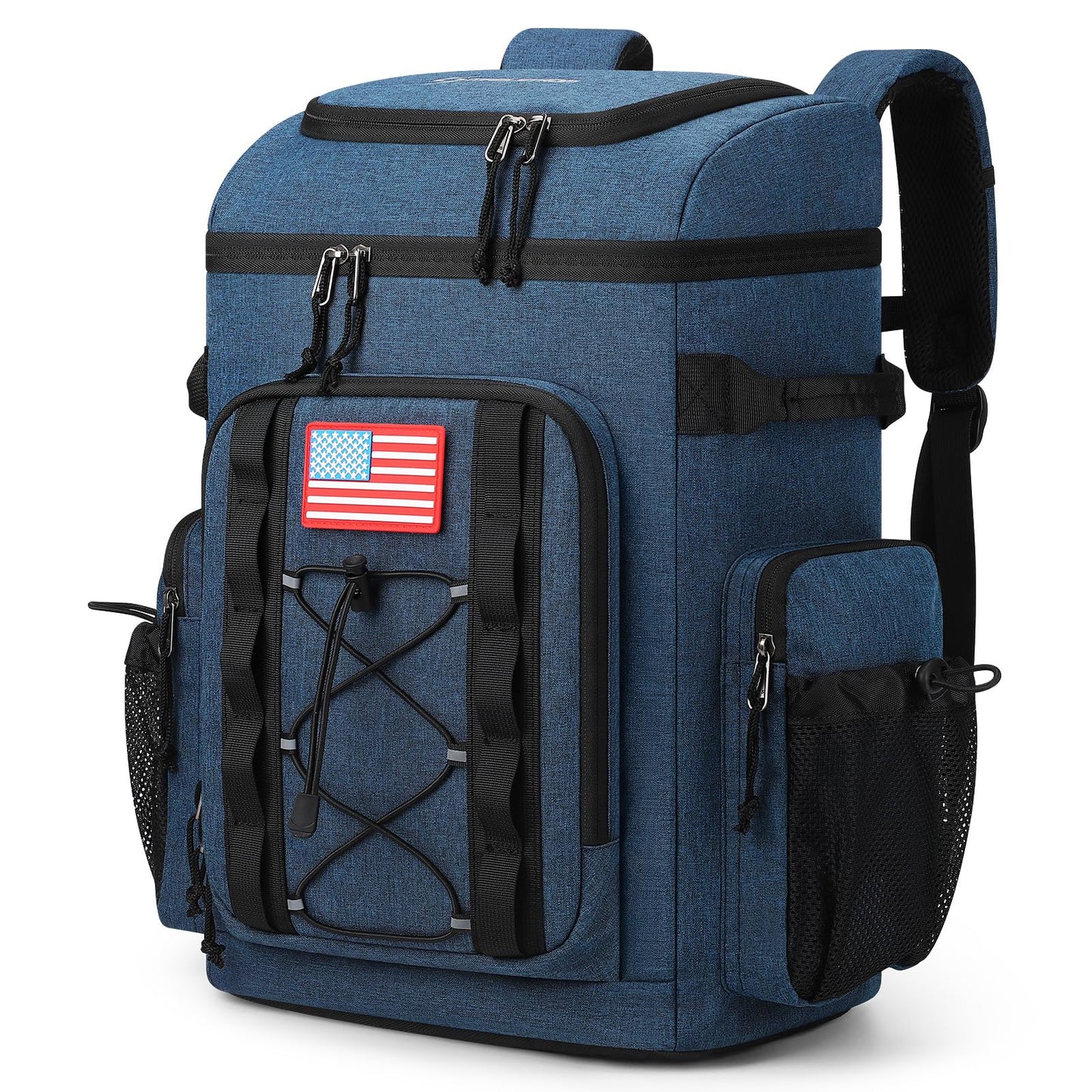 Maelstrom Backpack Cooler,Soft Lightweight Leakproof Cooler Backpack,35 Can Insulated Cooler Bag,Keeps 35 Cans Hot/Cold for Up to 16 Hours,Waterproof Lunch Backpack for Men Women-Blue