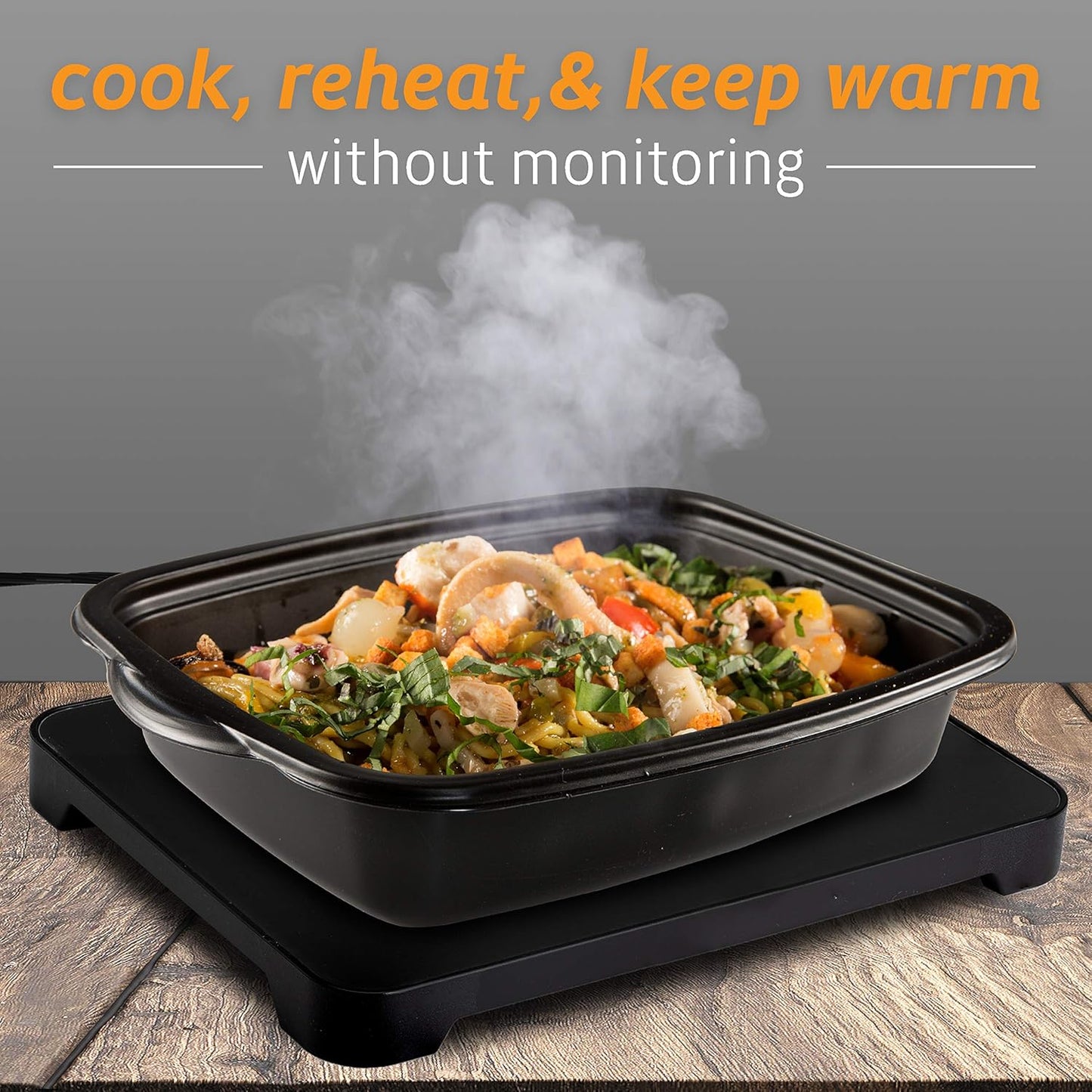 HotLogic Mini Portable Electric Lunch Box Food Heater - Pink - Innovative Food Warmer for Adults Car/Home