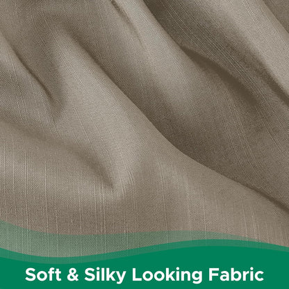 Biscaynebay Wrap Around Bed Skirts for Full & Full XL Beds, 15" Drop, Taupe