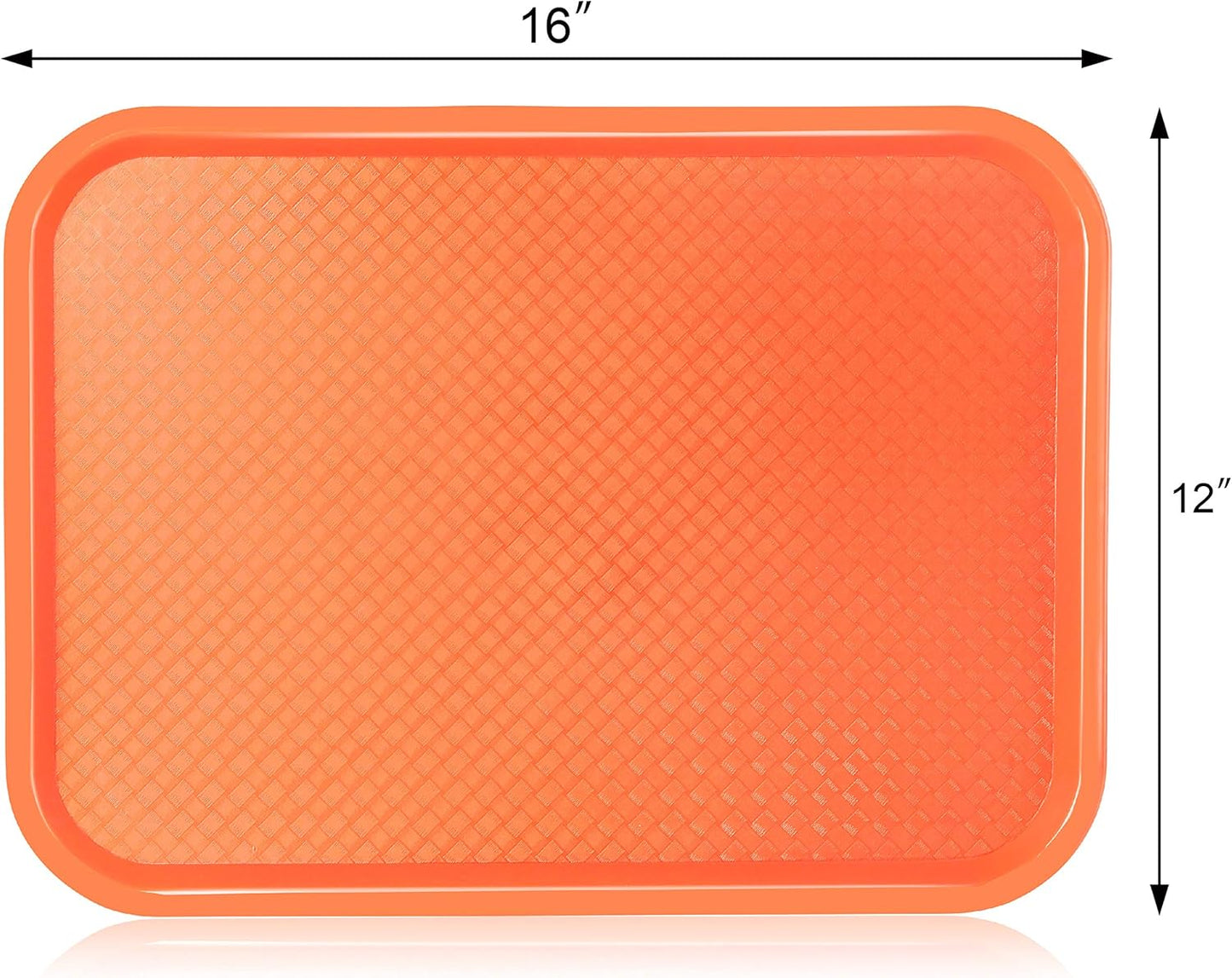 28010 6-Piece 12 16-Inch, New Star Foodservice Fast Food Tray, by Assorted Colors