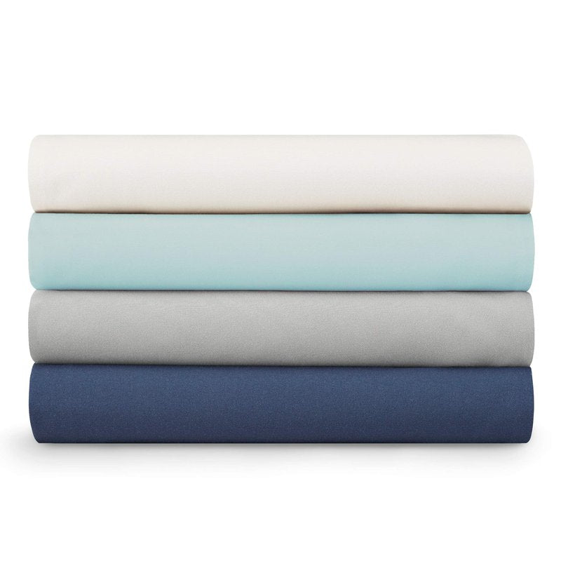 Nautica - Queen Sheets, Cotton Sateen Bedding, 400 Thread Count, Silky Smooth & Wrinkle Resistant (Regatta Navy, Queen)