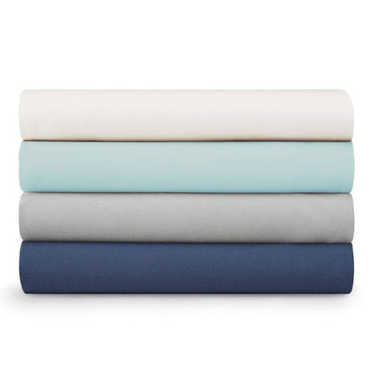 Nautica - Queen Sheets, Cotton Sateen Bedding, 400 Thread Count, Silky Smooth & Wrinkle Resistant (Regatta Navy, Queen)