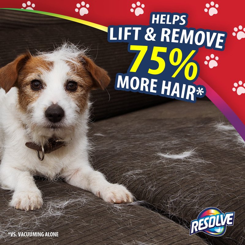 Resolve Pet Hair Eliminator Carpet Cleaner & Vacuum booster, 18 Oz