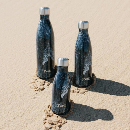 S'well Stainless Steel Water Bottle, 25oz, Azurite Marble, Triple Layered Vacuum Insulated, Keeps Drinks Cold for 48