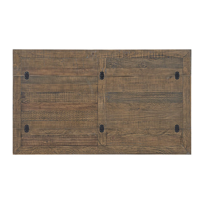 Martin Svensson Home Napa Sofa Console Table, Modular Flip Top Dining or Accent, Solid Natural Wood