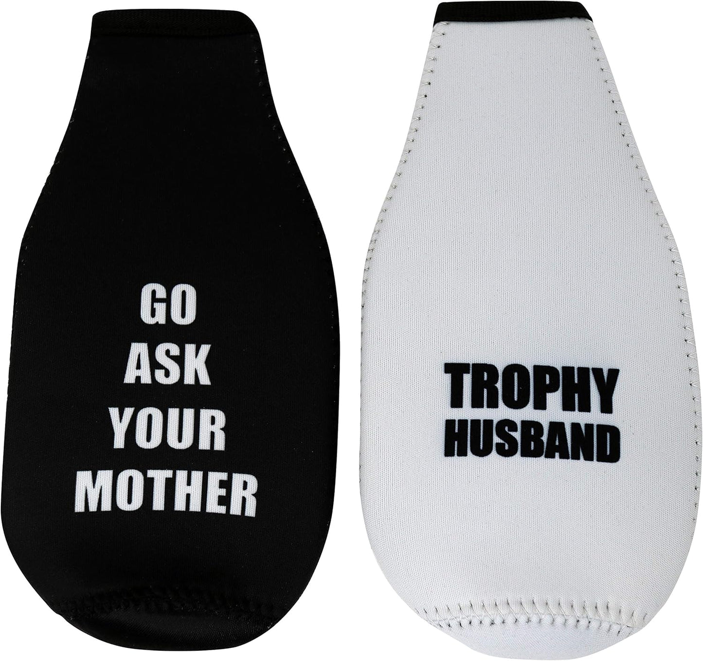 AWESOMETIVITY 12 oz. Funny Mom Dad Couple Coolers - Gifts from Kids, Friends for New Parents Who Have Everything