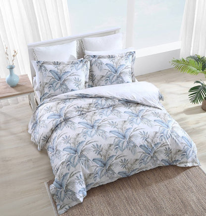 Tommy Bahama - King Duvet Cover Set, Cotton Bedding with Matching Shams & Button Closure, Super Soft Bedding Set (Bakers Bluff Blue, King)