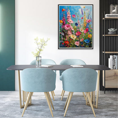 Hutarosl Wild Flowers Paint by Numbers Kits for Adults - Flowers Paint by Number Adult,Flower Canvas Paint by Numbers for Adults,DIY Oil Painting Kits for Gifts Home Decor 16x20in